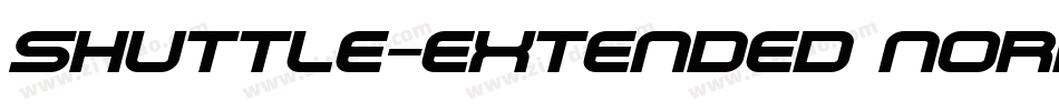 Shuttle-Extended Normal字体转换